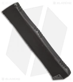 Microtech Exodus Tanto OTF Automatic Knife (3.6" Stonewash) 07/2001 -Knife Shop microtech exodus tanto stonewash BHQ 8711 er side