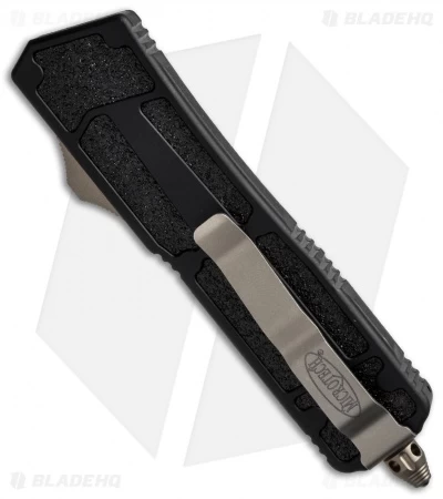 Microtech QD Scarab S/E OTF Automatic Knife Bronzed Hardware (3.5" Black) 4 Microtech QD Scarab S/E OTF Automatic Knife Bronzed Hardware (3.5" Black) - Image 2