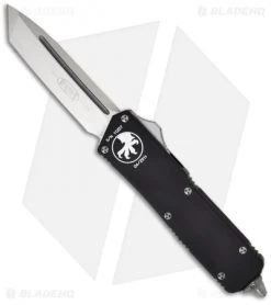 Microtech Scarab Executive OTF Knife Automatic Tanto (3.5" Satin Plain) 108-4