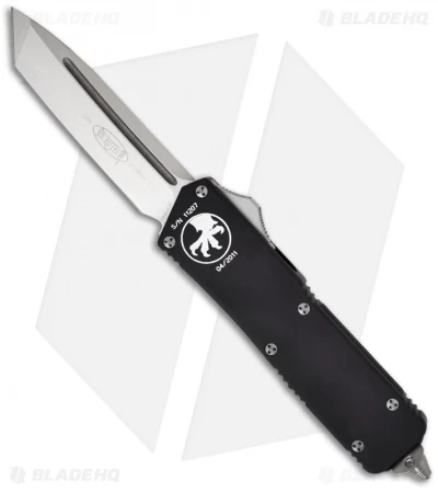 Microtech Scarab Executive OTF Knife Automatic Tanto (3.5" Satin Plain) 108-4 3 Microtech Scarab Executive OTF Knife Automatic Tanto (3.5" Satin Plain) 108-4