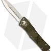 Microtech Troodon D/E OTF Automatic Knife Green (3" Stonewash Serr) 138-11GR 2 Microtech Troodon D/E OTF Automatic Knife Green (3" Stonewash Serr) 138-11GR -Knife Shop microtech troodon de green stonewash serr 138 11gr