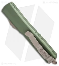 Microtech Ultratech S/E OTF Automatic Knife OD Green CC (3.4" Bronze) 121-13OD -Knife Shop microtech ultratech SE OD green CC bronze 121 13CCOD BHQ 51392 er side
