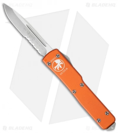 Microtech UTX-70 D/A OTF S/E Automatic Knife Orange (2.4" Satin Serr) 148-5OR 3 Microtech UTX-70 D/A OTF S/E Automatic Knife Orange (2.4" Satin Serr) 148-5OR