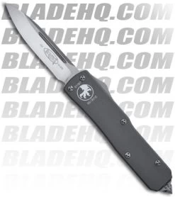 Microtech Dark Grey UTX-85 D/A OTF Automatic Knife (Satin PLN)