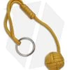 Monkeyz Fist Mustard Yellow Paracord Lanyard Knot (Small 3/4" Ball)