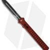 Paragon Estiletto OTF Automatic Knife Red (5.25" Black Serr) -Knife Shop paragon estiletto sp rd sx2 cm