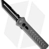 Paragon PARA-XD Grey OTF Tanto Automatic Knife (3.5" Serr) -Knife Shop paragon para xd t sg d serr black sliver