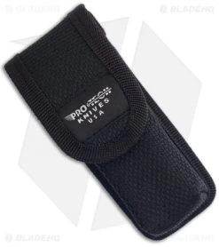 Pro-Tech Dark Angel OTF Automatic Knife Black Handle (3.7" Gold Ti ) -Knife Shop protech dark angle 3231 sw sheath