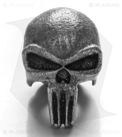Magallona Vigilante Skull Lanyard Bead (Pewter) 3 Magallona Vigilante Skull Lanyard Bead (Pewter)