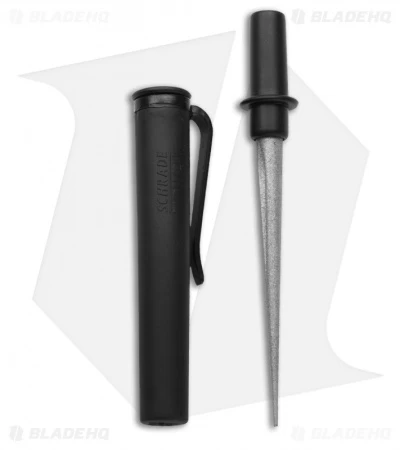Schrade Diamond Dust Tapered Rod Knife Sharpener W/Black Case SCHDDS 4 Schrade Diamond Dust Tapered Rod Knife Sharpener W/Black Case SCHDDS - Image 2