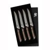 Shun Shima Natural - 4 Pc. Steak Knife Set -Knife Shop shun shima natural 4 pc steak knife set dms0435