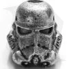 Magallona Empire Police Skull Lanyard Bead (Pewter) -Knife Shop storm trooper bead cm