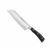 Wusthof Classic Ikon - 7" Santoku W/Hollow Edge- Personalized Engraving Available -Knife Shop wusthof classic ikon santoku hollow edge 1040331317