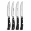Wusthof Classic Ikon - 4 Pc. Steak Knife Set- Personalized Engraving Available -Knife Shop wusthof classic ikon steak knife set 1120360401