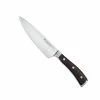 Wusthof Ikon Blackwood - 6" Cook’s Knife -Knife Shop wusthof ikon blackwood cooks knife 1010530116